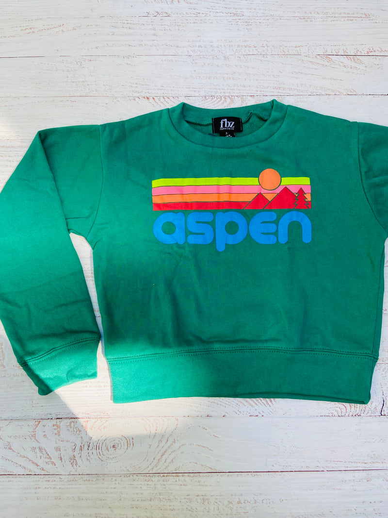 Hunter Green Aspen Sweatshirt from Flowers by Zoe