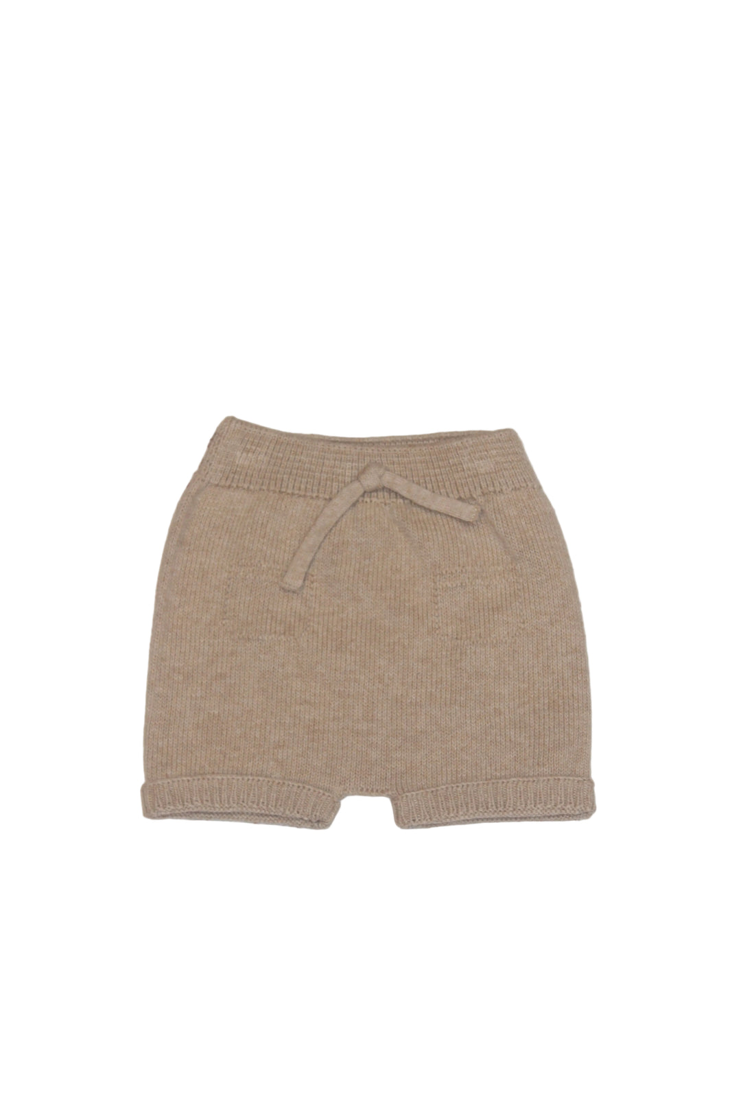 Baby Unisex Bottoms | Knit Shorts- Toasted | Li and Me