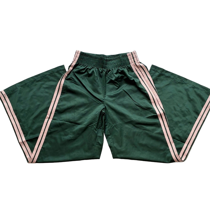 Tween Bottoms | Jordyn Pants - Pine/Pink | Katie J NYC