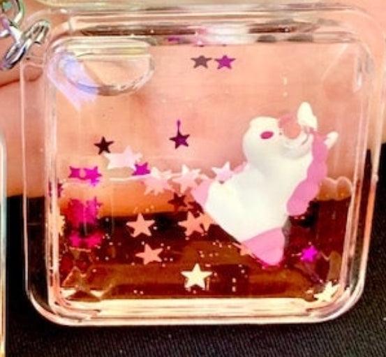 Key Chain| Floating Unicorn Charm- Assorted | BC MINI