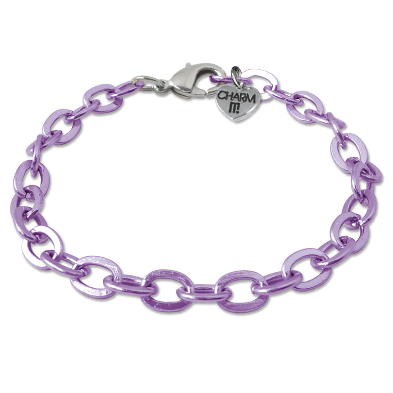 Bracelet | Purple Chain Bracelet | Charm It!