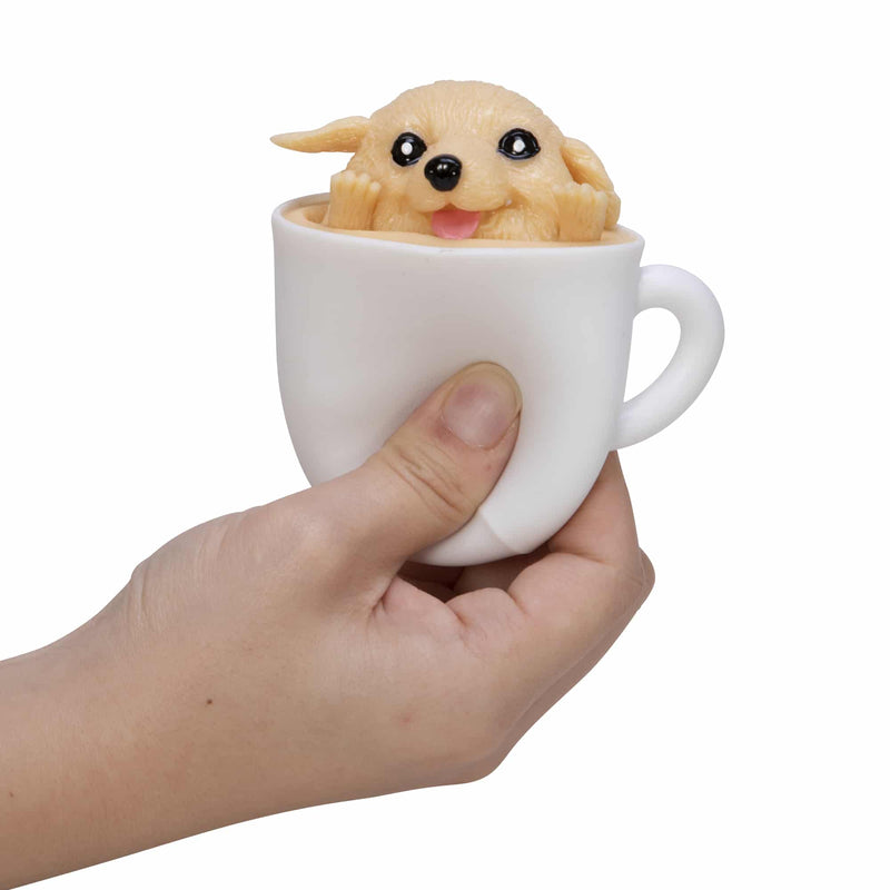 Squeeze Toy | Pup in a Cup-assorted | Schilling