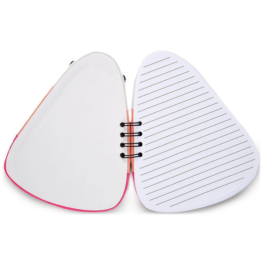 candy corn shaped notebook with lined paper 