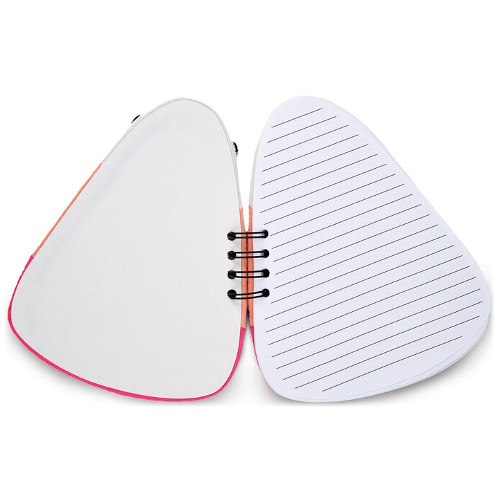 candy corn shaped notebook with lined paper 