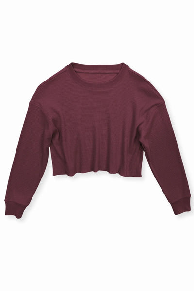 Cooper Crew Neck Crop Top from Katie J NYC