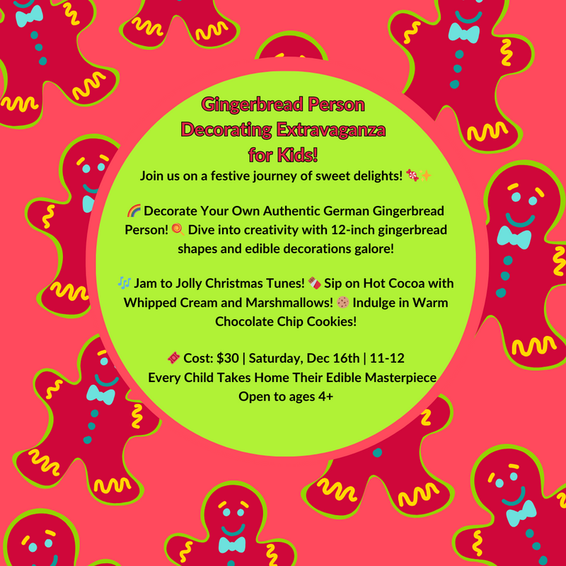 Event | Gingerbread Person Decorating Event | The Ridge Shop Cafeo