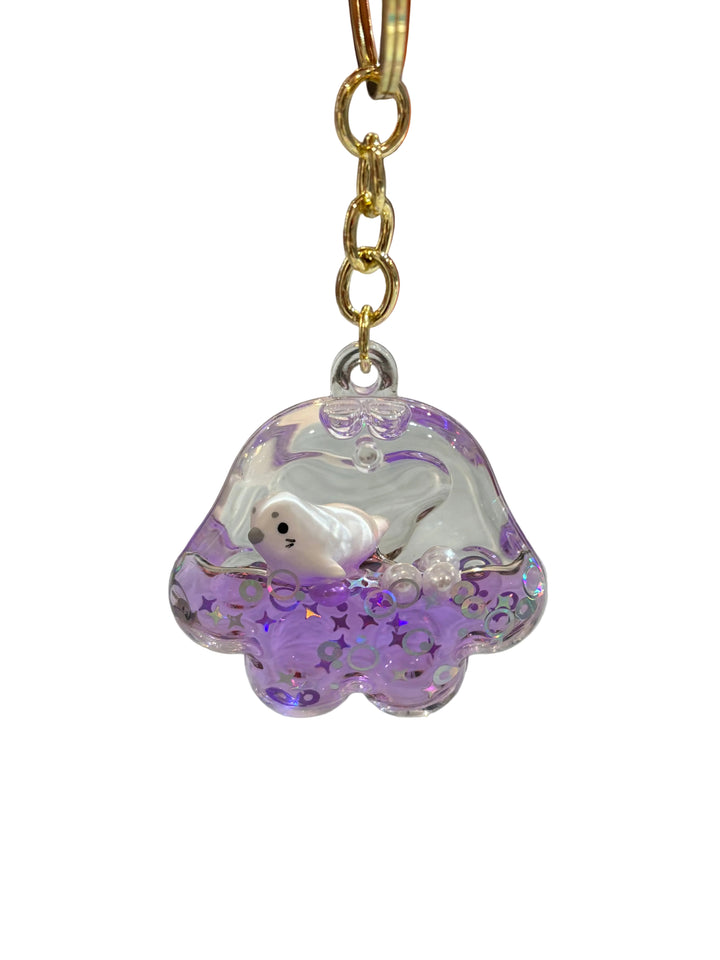 Key Chain | Sea Life Jellyfish Floaty Key Charm | BC MIni