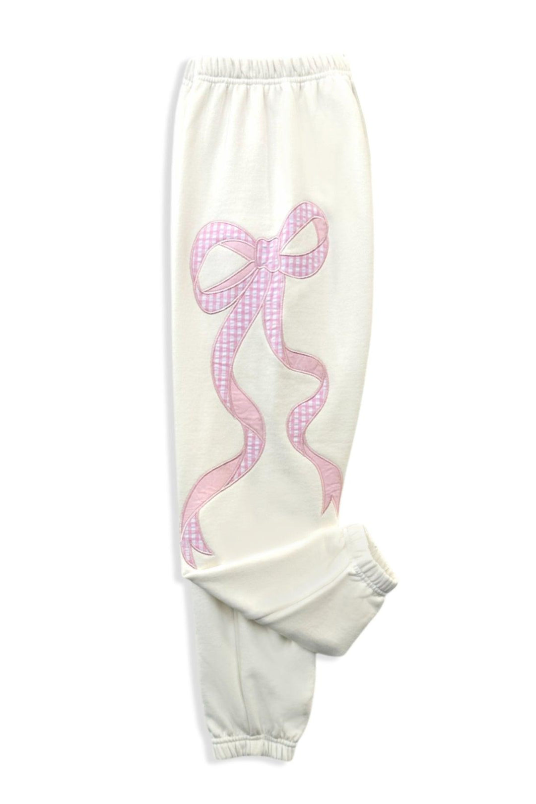 Tween Bottoms | Dylan Joggers - Coquette Bow Seersucker | Katie J NYC