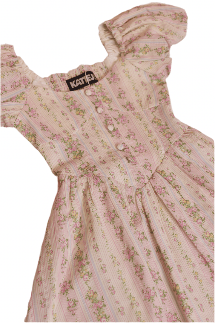 Tween Dresses | Greta Dress - Shabby Floral Stripe | Katie J NYC
