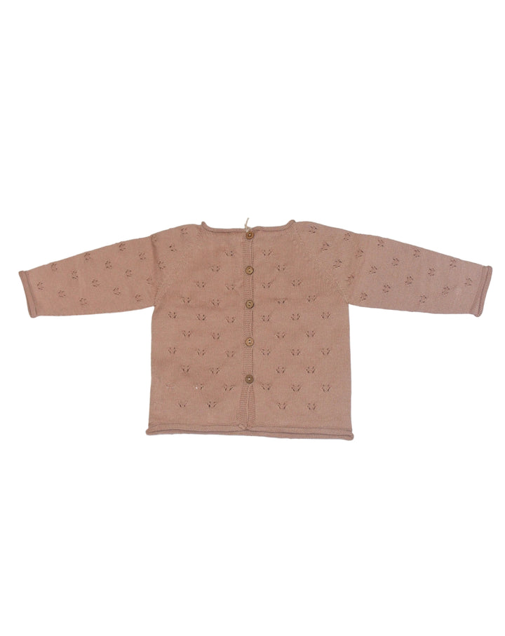 Baby Girl Sets | 2PCS: Knit Sweater and Footed Pants- Candy | Li and Me