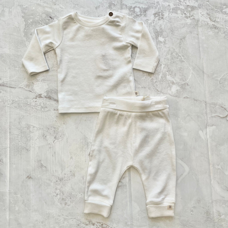 Baby Unisex Sets | 2 PCS: Ivory Layette Set | BABYFACE