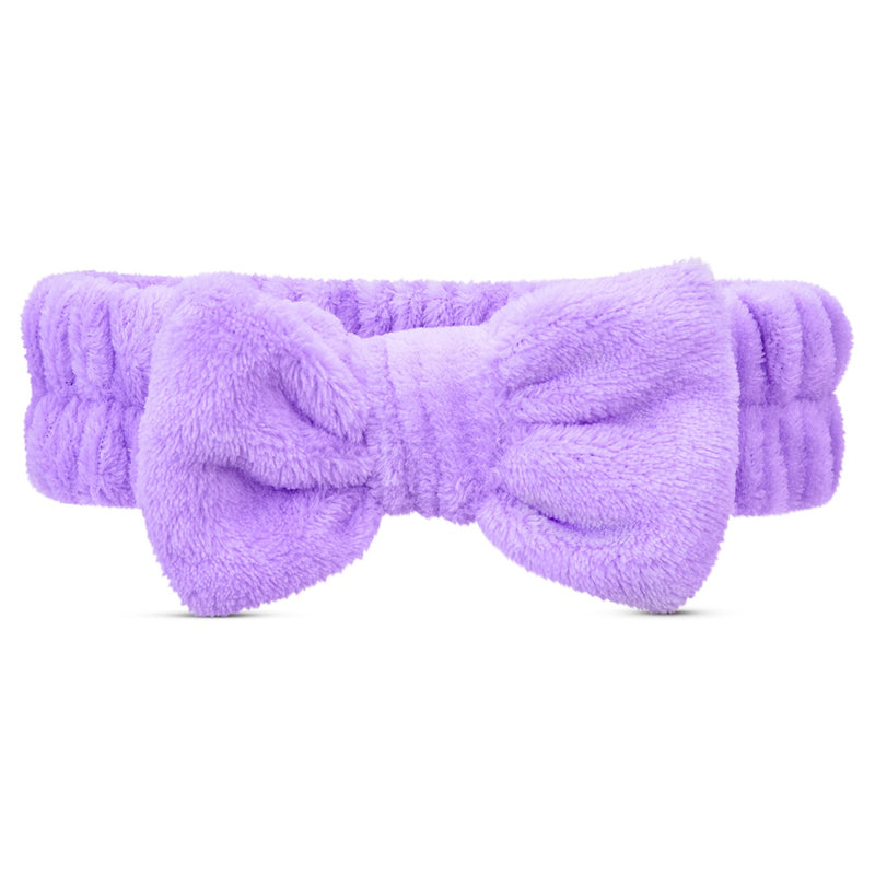 purple spa headband 