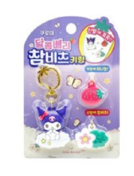 Key Chain | Sanrio Sweet Berry Deco Key Ring - Assorted | K-Wonderland