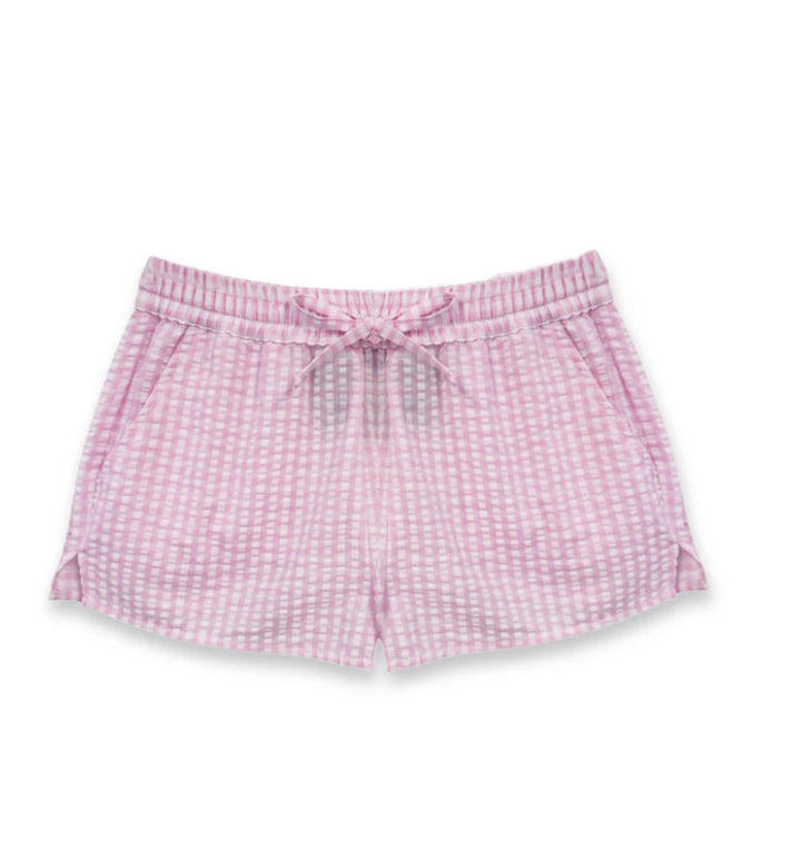 Tween Bottoms | Sailor Shorts : Seersucker- Baby Pink | Katie J NYC