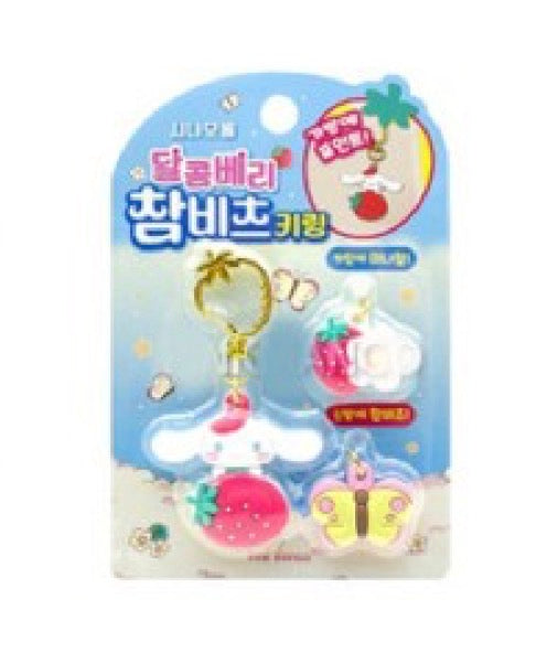 Key Chain | Sanrio Sweet Berry Deco Key Ring - Assorted | K-Wonderland