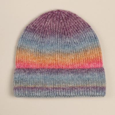 Multi Gradient Beanie Hat from Fashion City