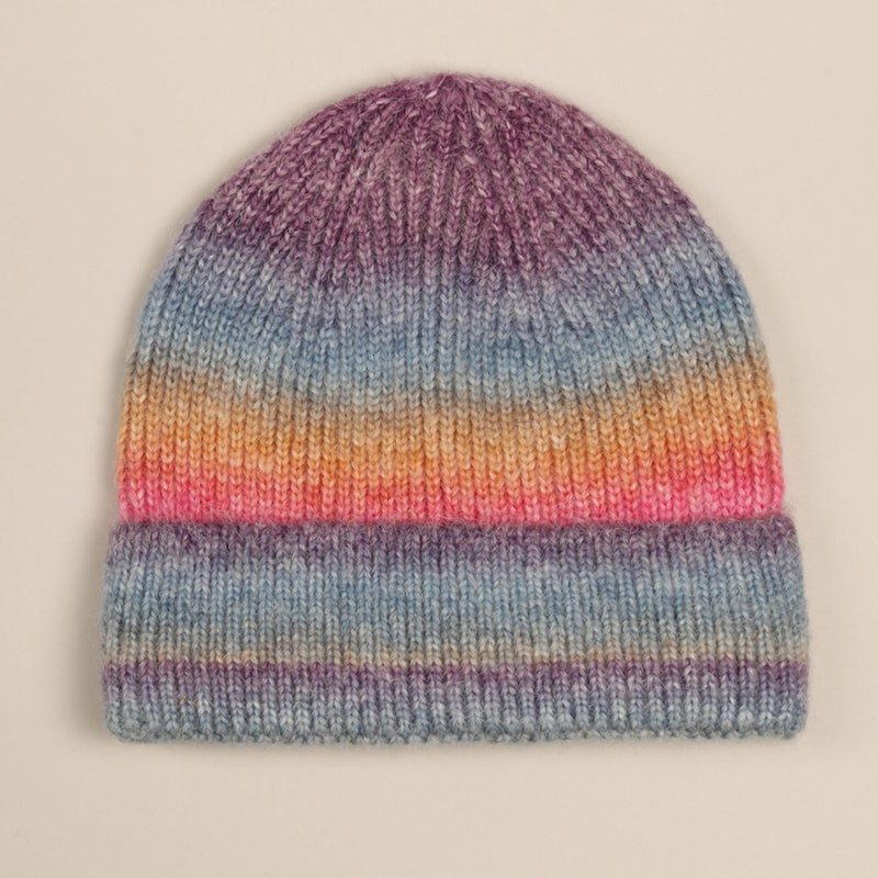 Multi Gradient Beanie Hat from Fashion City