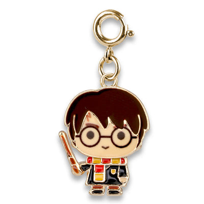 Haary Potter charm with gold clasp attached 