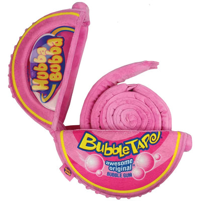 this picture shows that the pillow opens like bubble gum tape and the roll is rolled up in there like real bubble gum tape. 