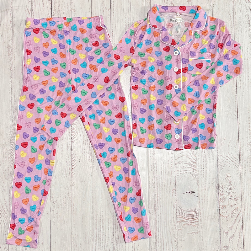 Tween Sets | Maia Lounge Set - Sweetheart Print | Katie J NYC