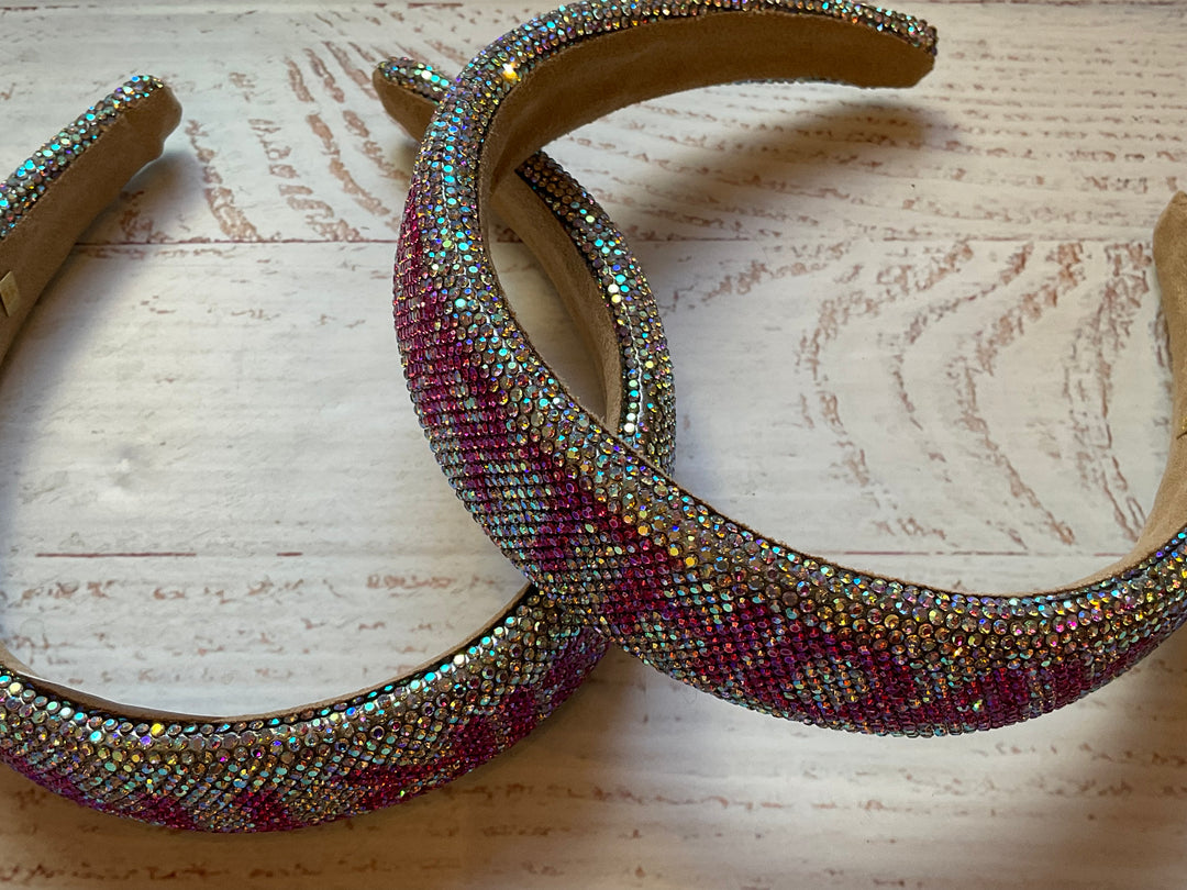 Headband | Fully Crystallized Birthday- Pink | Bari Lynn Accessories