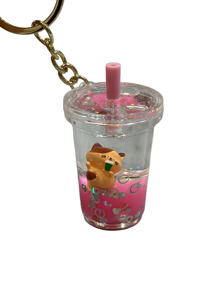 Key Chain | Kitty Floaty Boba | BC MINI USA