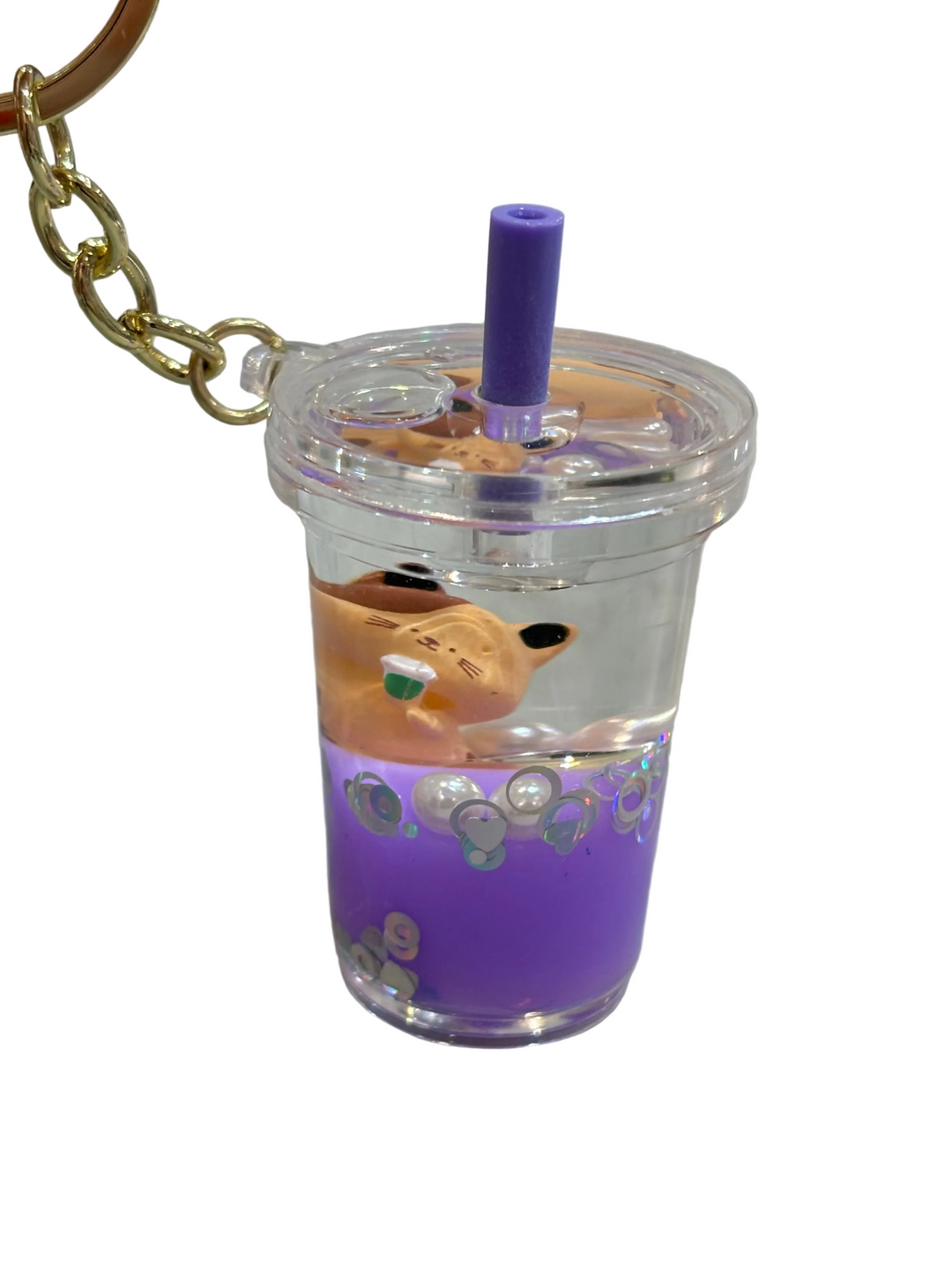 Key Chain | Kitty Floaty Boba | BC MINI USA