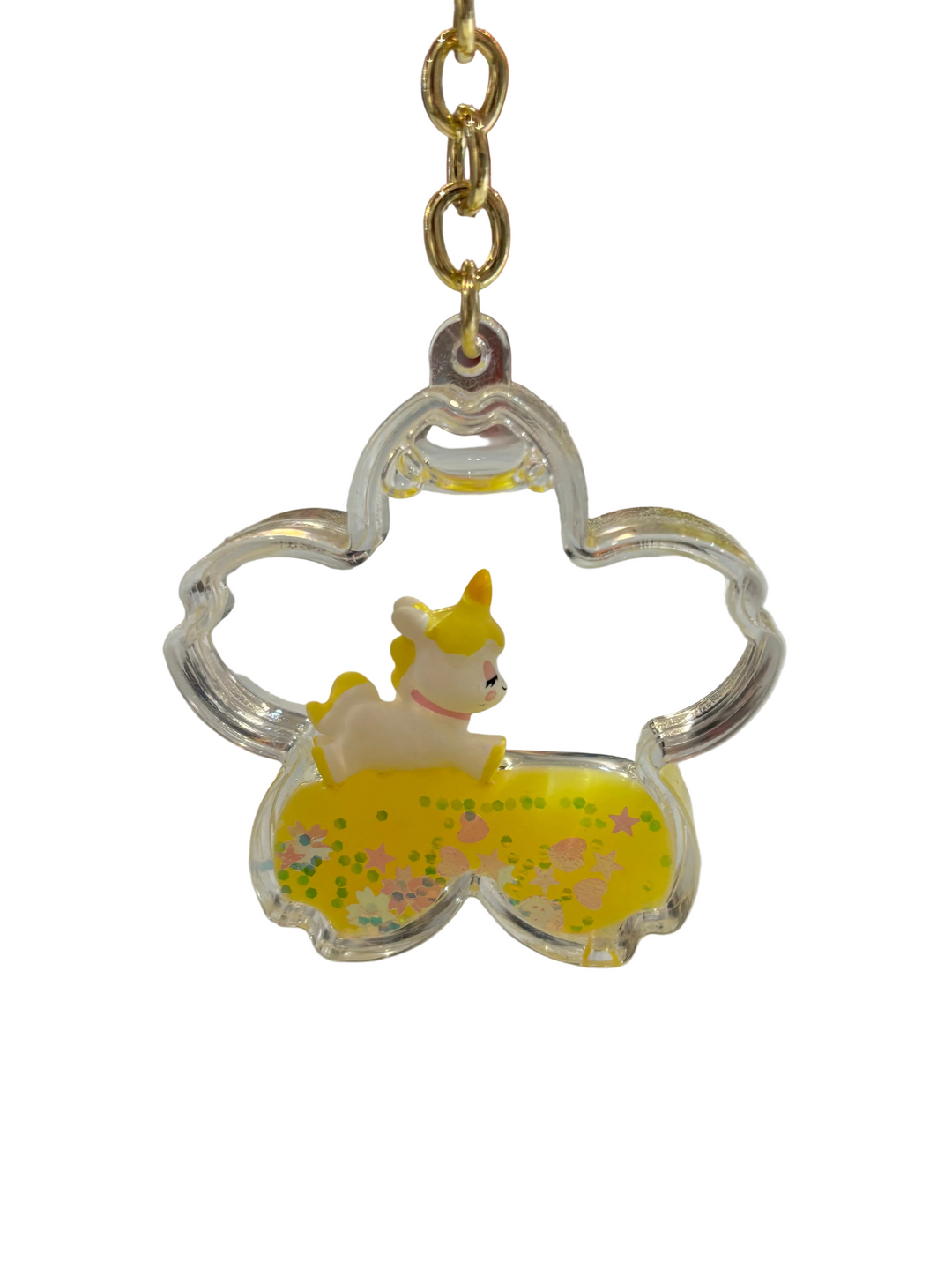 Key Chains | Unicorn Flower Floating Keyring | BC Mini