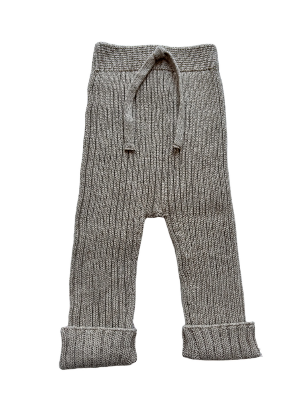 Knitted baby pants 
