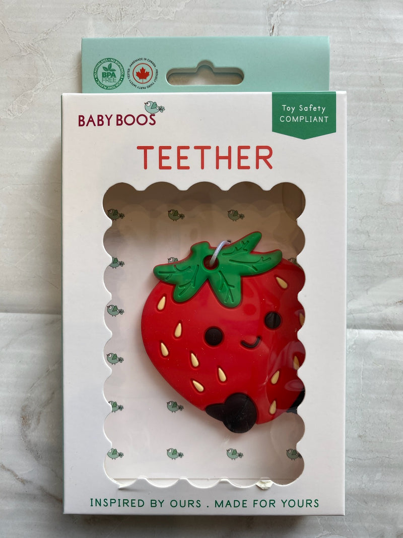 Teether | Strawberry | Baby Boos