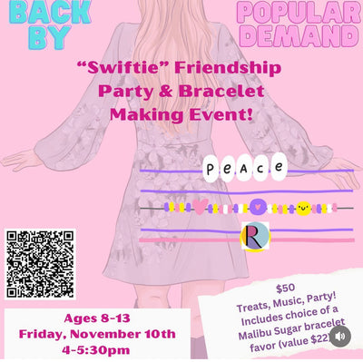 Event | Swiftie Friendship Party & Bracelet Making 11/10 | The Ridge Events
