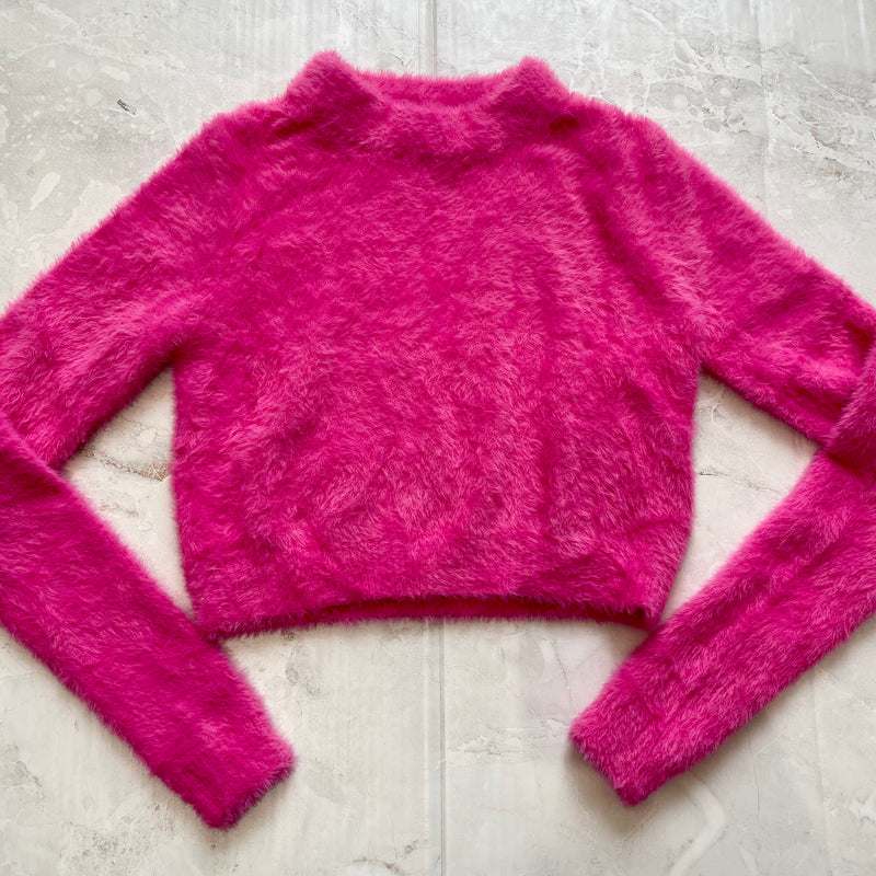 Tween Sweater | Mara Sweater - Shocking Pink | Katie J NYC