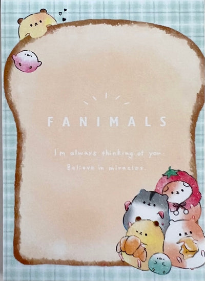 Tween Stationery | Fanimals- Mini- Toast | BC MINI USA