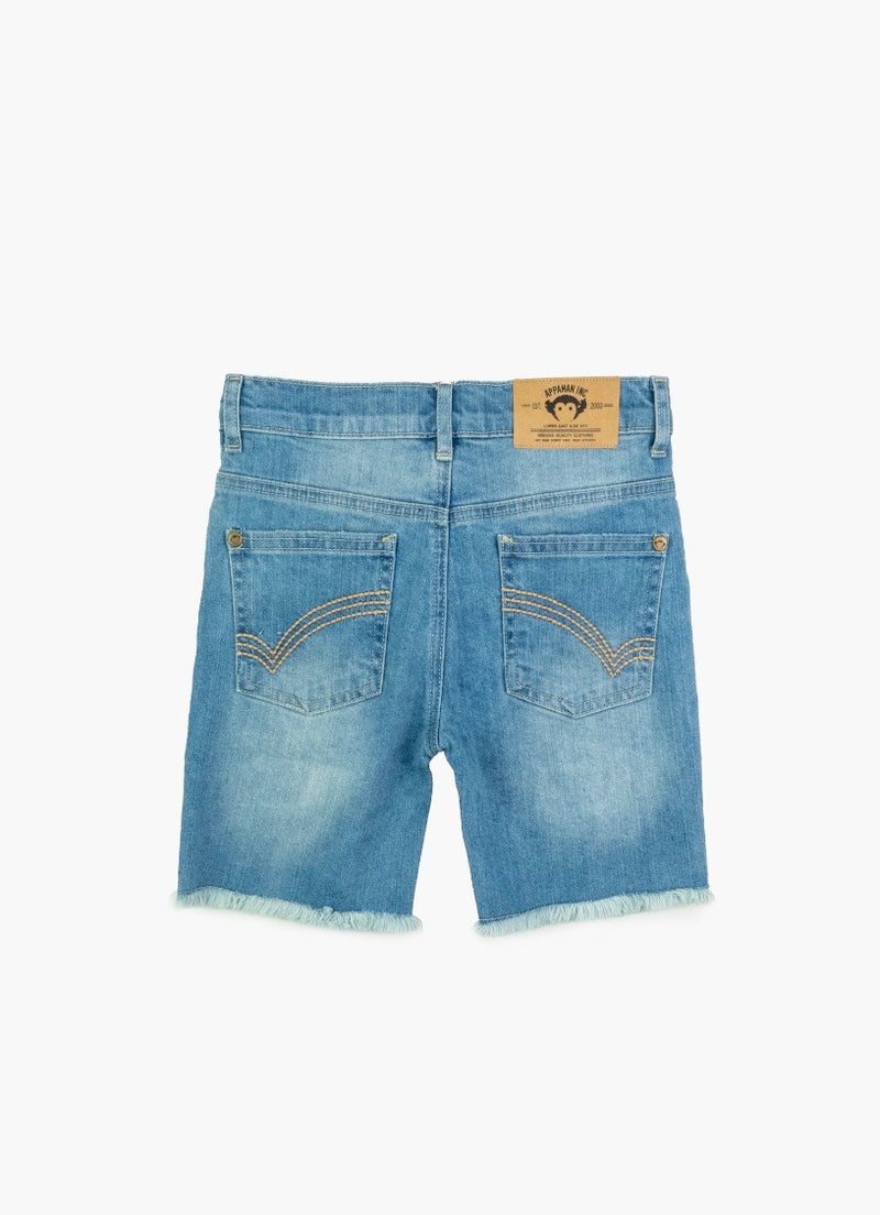 Boys Pants| Light Wash Denim Shorts | Appaman