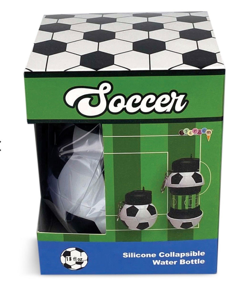 Water Bottle | Collapsible - Soccer | Iscream