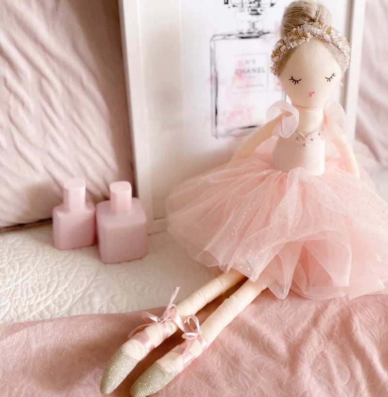 Holiday Plush Doll | Belle Ballerina Doll | Mon Ami Designs