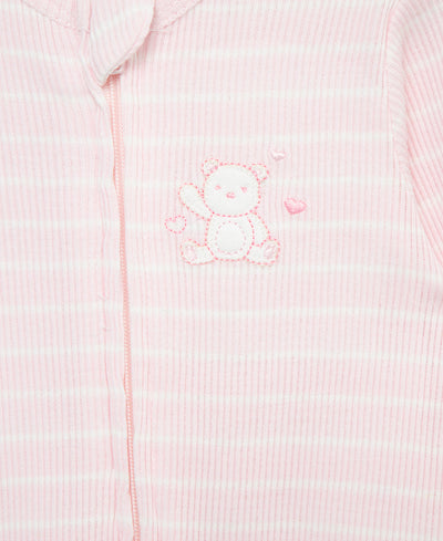 Baby Footed Onesie | Charms 2 Pack - Pink | Little Me