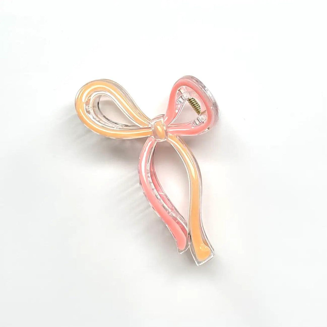 Peach and Cream Claw Clip from Iconic Mi