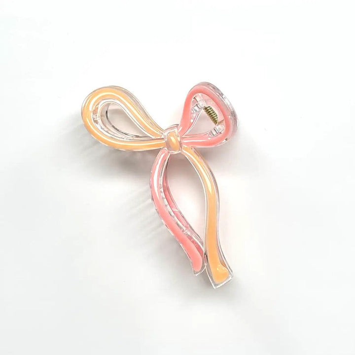 Peach and Cream Claw Clip from Iconic Mi