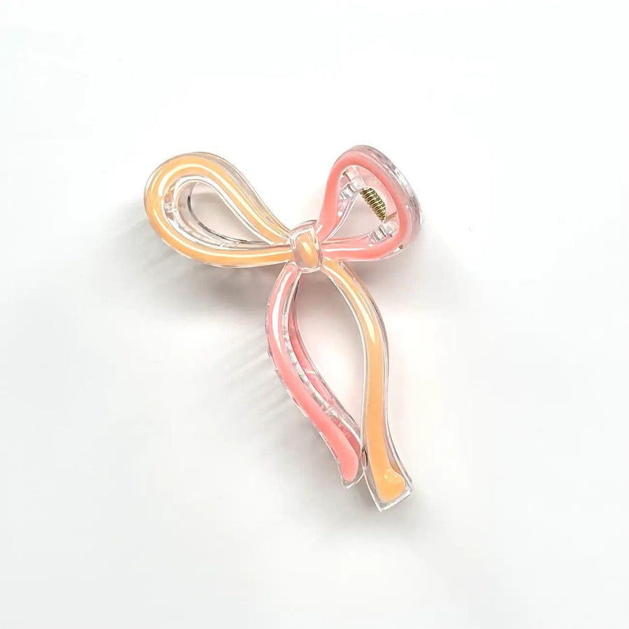 Peach and Cream Claw Clip from Iconic Mi