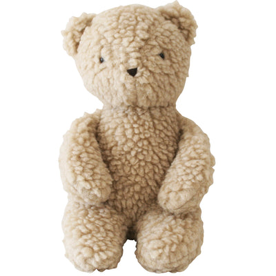 sherpa teddy bear in an oatmeal color