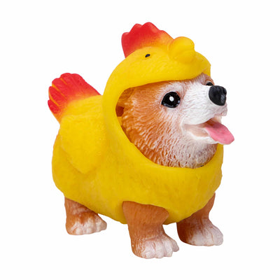 corgi dressed as a chicken