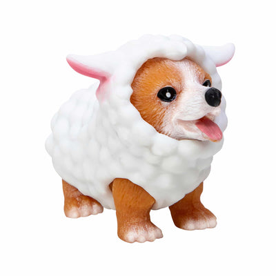 corgi dressed as a lamb