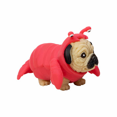 pug dressed as a lobster