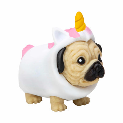 pug dressed as a unicorn