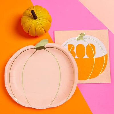 Home Decor | Pumpkin Paper Plates | Talking Tables