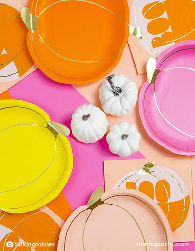 Home Decor | Pumpkin Paper Plates | Talking Tables