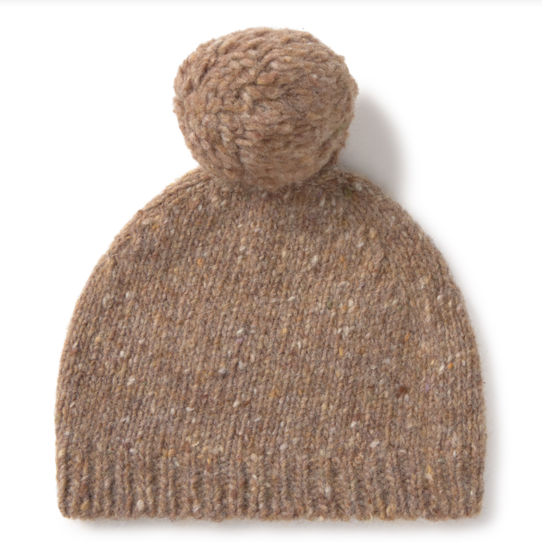 Baby Unisex Hat | KNit Hat and Booties - Brownie | Li and Me