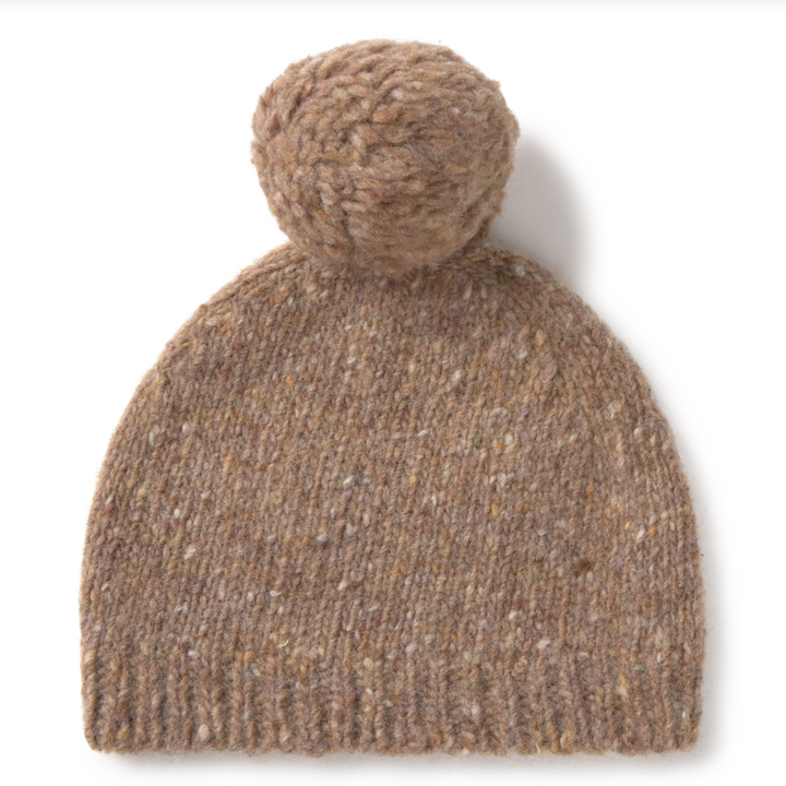 Baby Unisex Hat | KNit Hat and Booties - Brownie | Li and Me