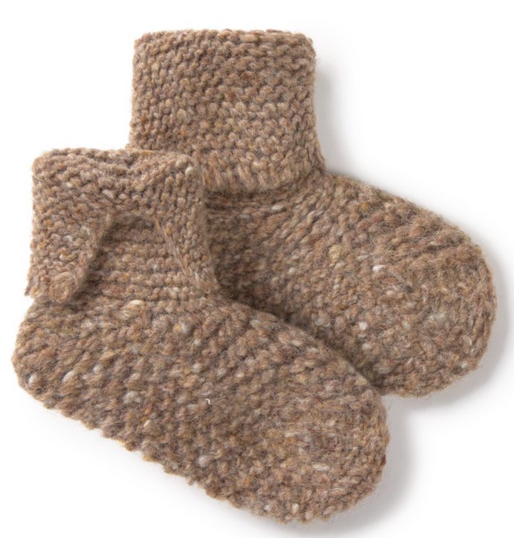Baby Unisex Hat | KNit Hat and Booties - Brownie | Li and Me